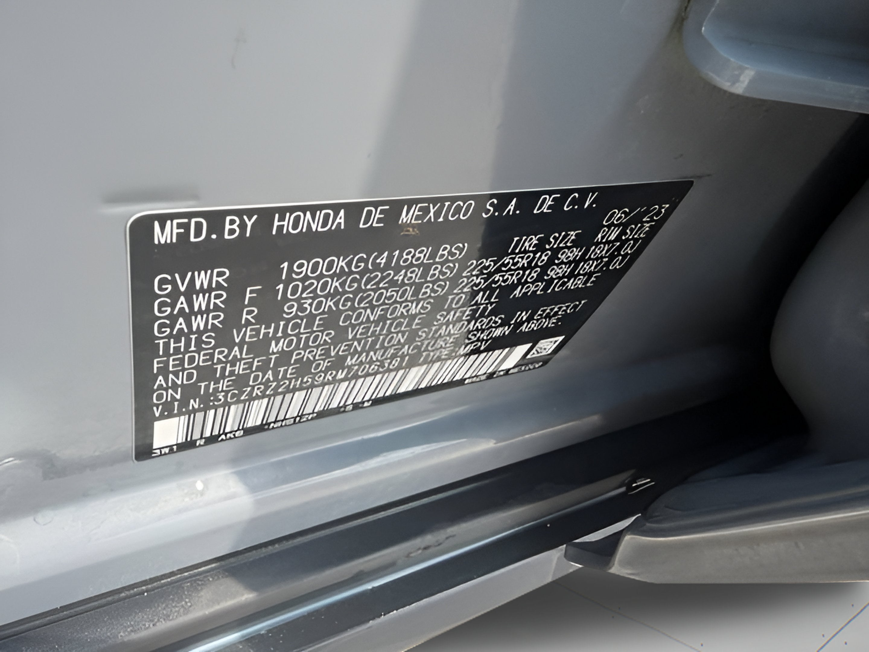 2024 Honda HR-V AWD Sport