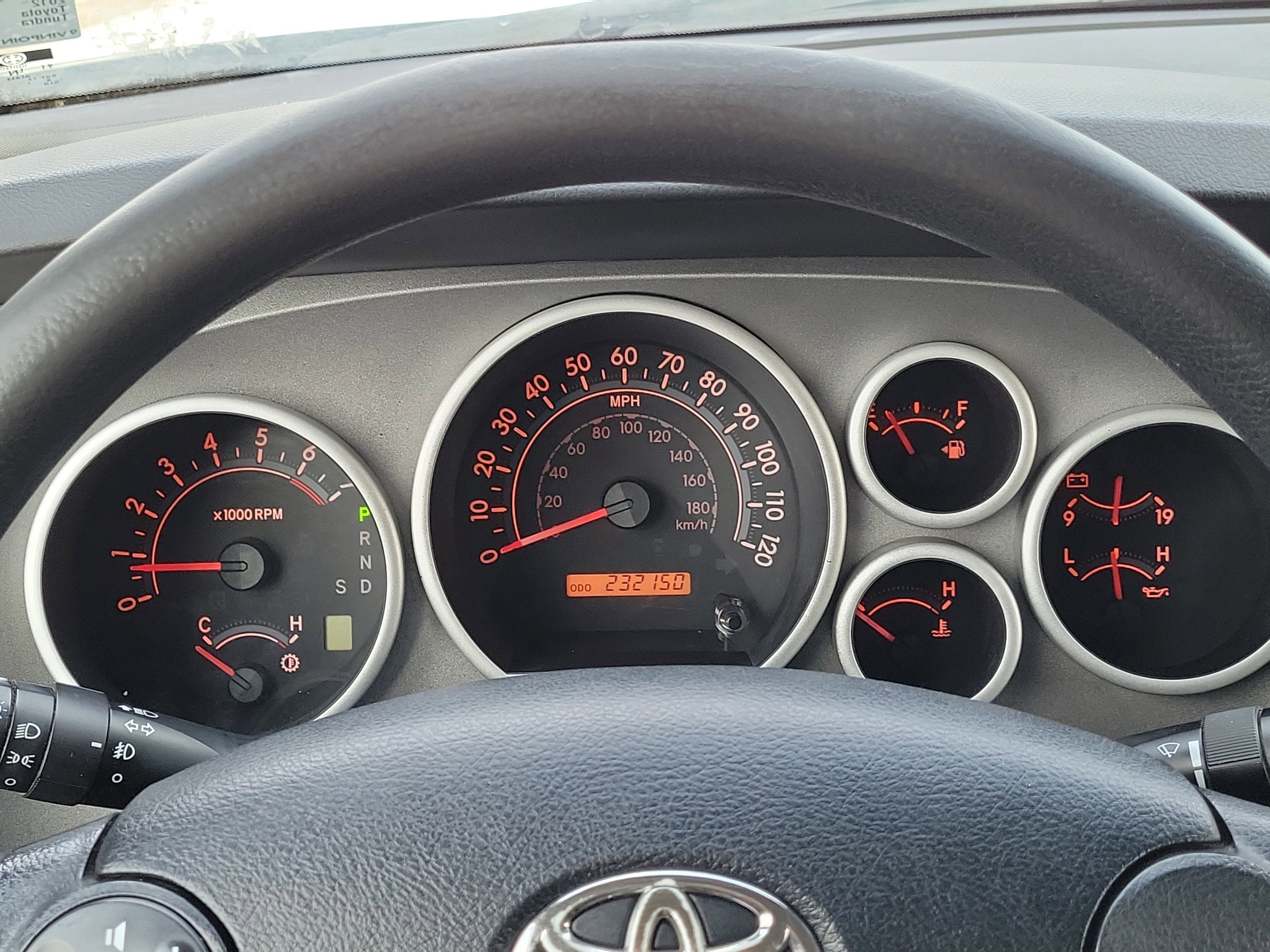 2012 Toyota Tundra 4WD Truck Grade