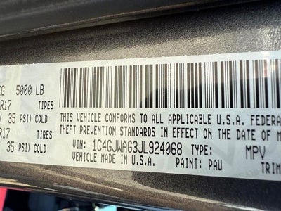 2018 Jeep Wrangler JK Sport S