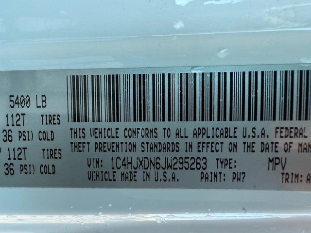 2018 Jeep Wrangler Unlimited Sport