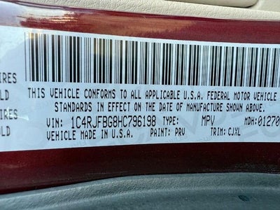 2017 Jeep Grand Cherokee Limited