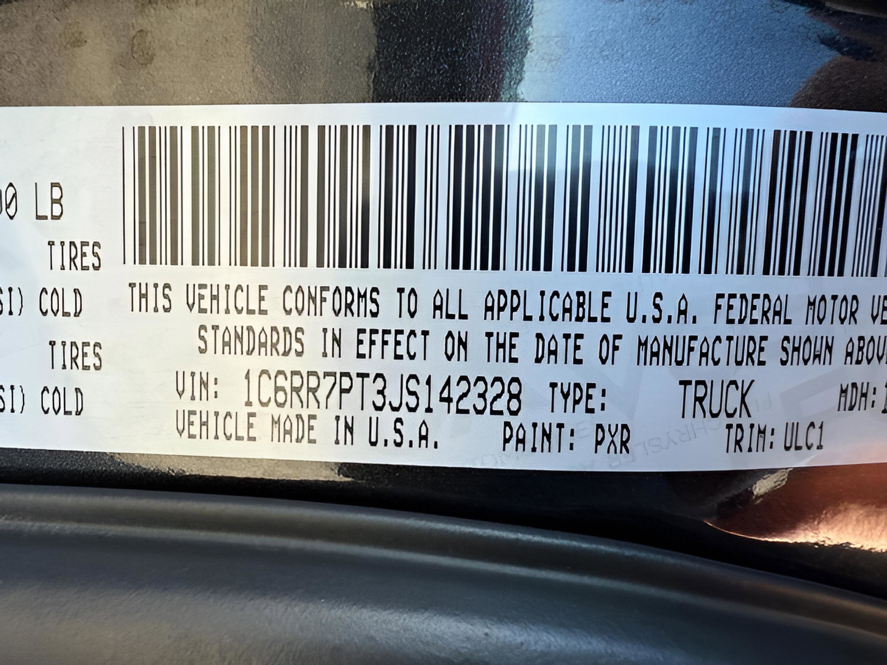 2018 RAM 1500 Limited