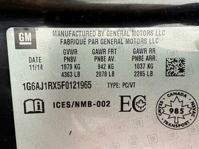 2015 Cadillac ATS Coupe Performance AWD