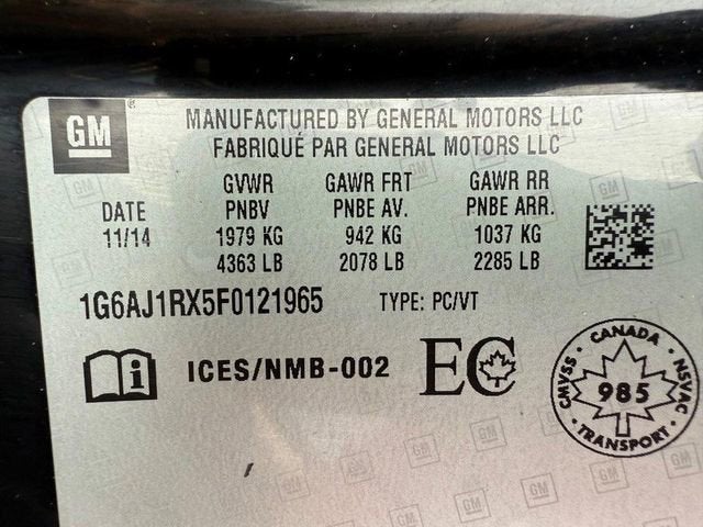 2015 Cadillac ATS Coupe Performance AWD