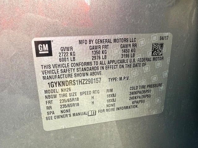 2017 Cadillac XT5 Luxury AWD