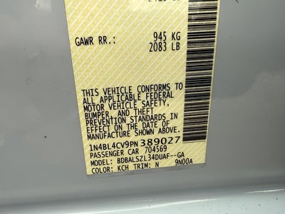 2023 Nissan Altima 2.5 SR