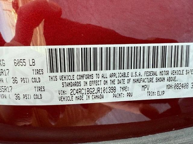 2018 Chrysler Pacifica Touring L