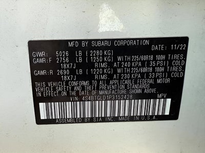 2023 Subaru Outback Onyx Edition XT