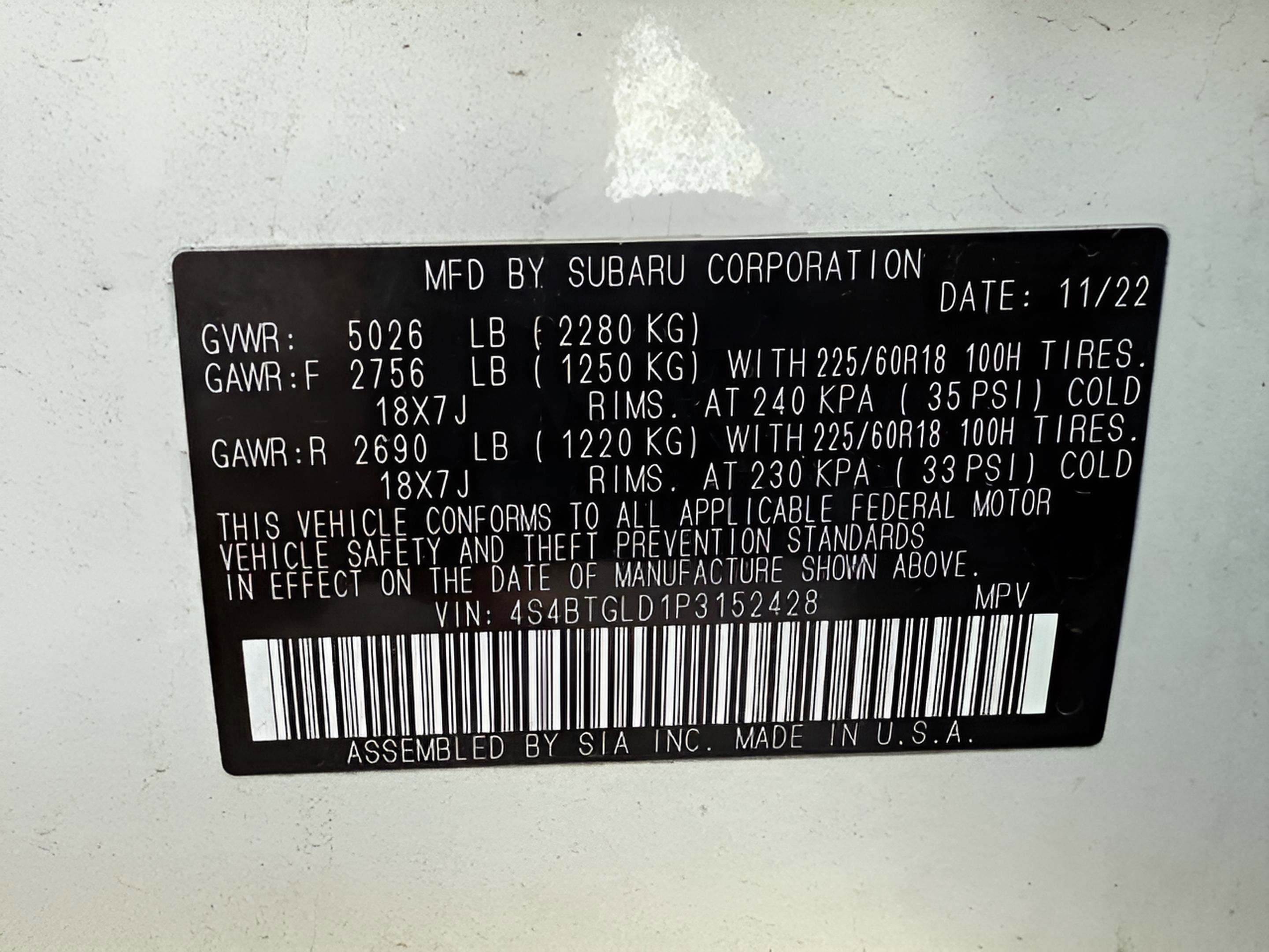 2023 Subaru Outback Onyx Edition XT