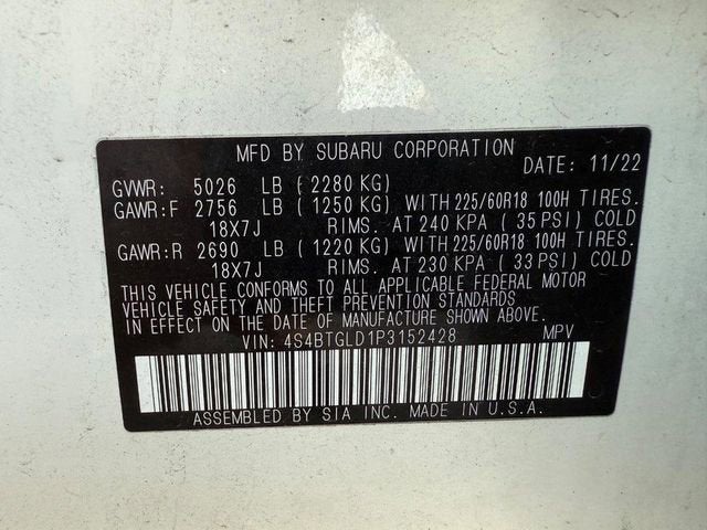 2023 Subaru Outback Onyx Edition XT