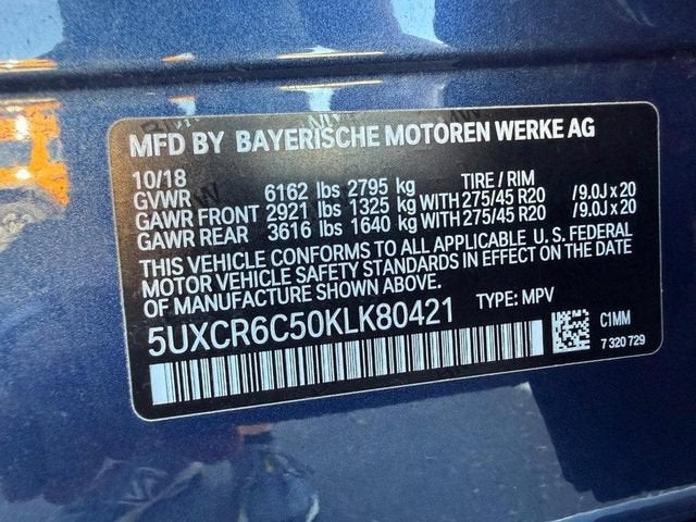 2019 BMW X5 xDrive40i