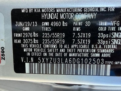 2013 Hyundai Santa Fe 2.0T Sport