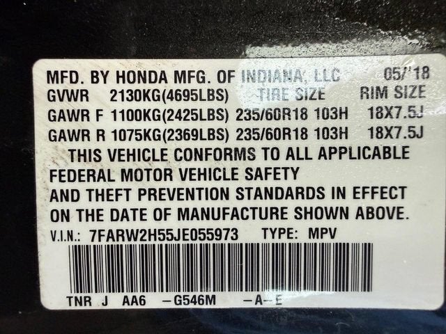 2018 Honda CR-V EX