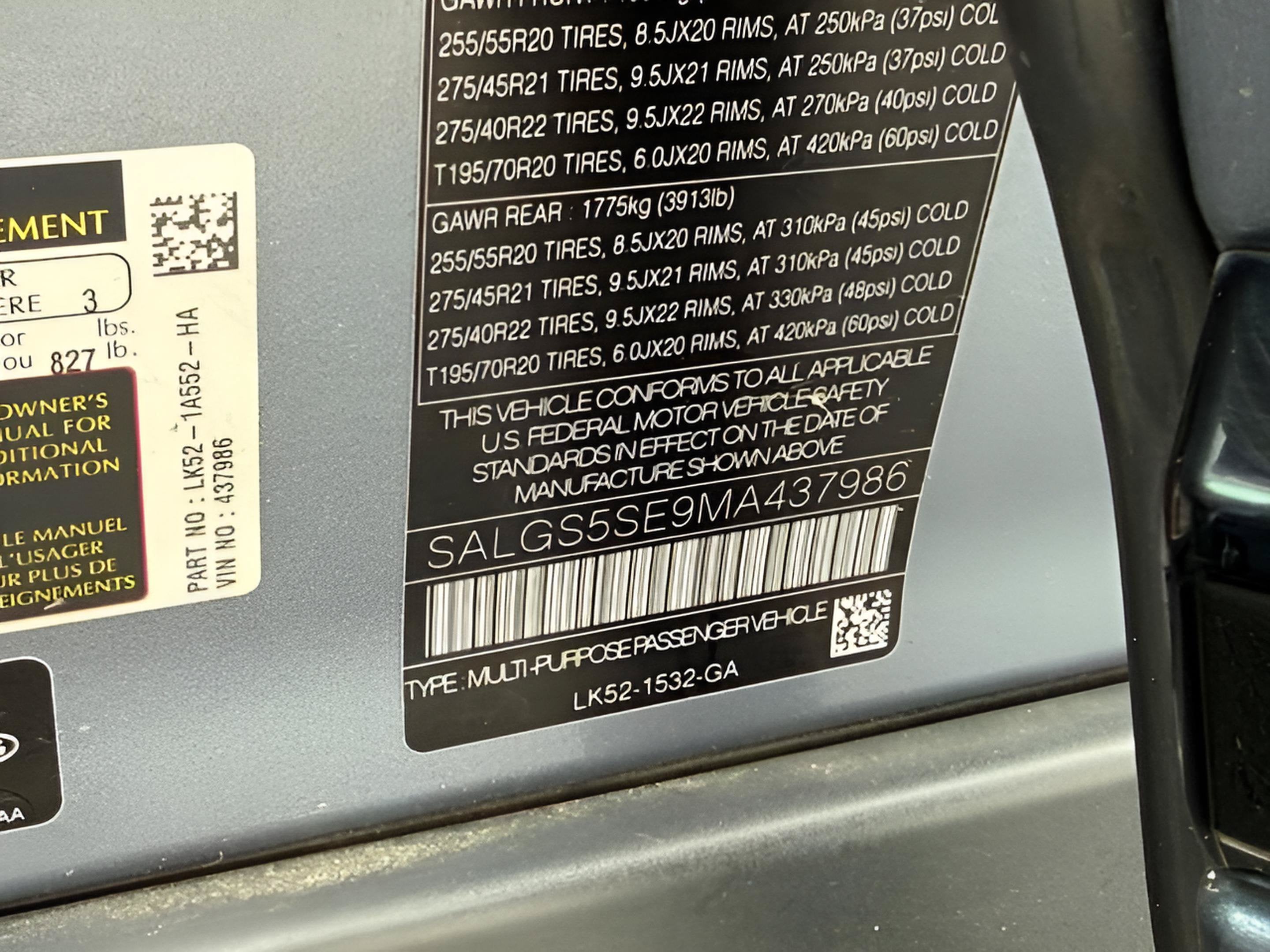 2021 Land Rover Range Rover P525 Westminster
