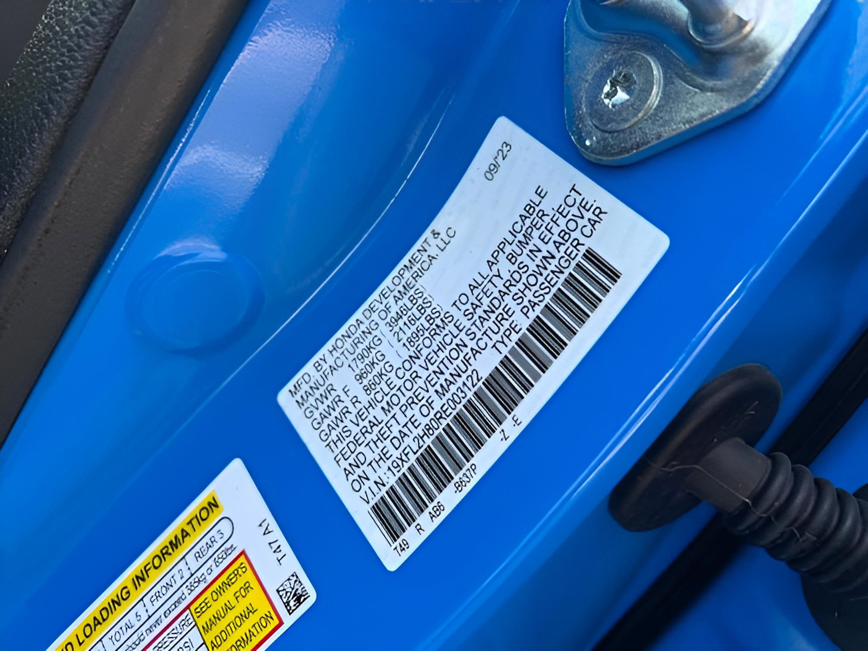 2024 Honda Civic Hatchback Sport