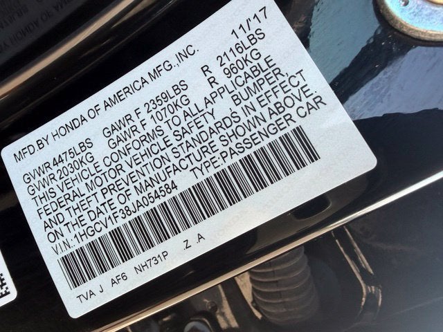 2018 Honda Accord Sedan Sport 1.5T