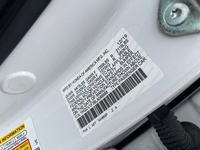 2020 Honda Accord Sedan Sport