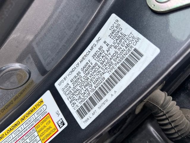 2020 Honda Accord Hybrid Base