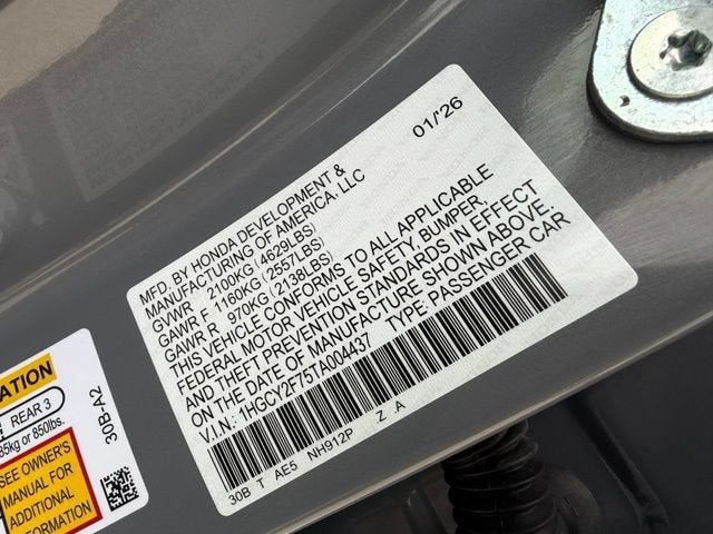 2026 Honda Accord Hybrid Sport-L