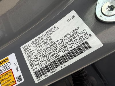 2026 Honda Accord Hybrid Sport-L