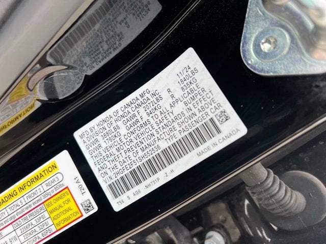 2025 Honda Civic Sedan Sport