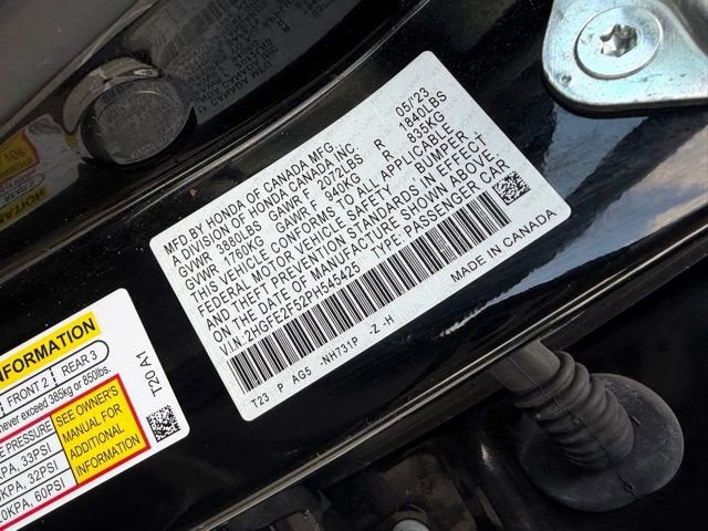 2023 Honda Civic Sedan Sport