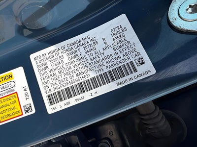 2025 Honda Civic Sedan Sport