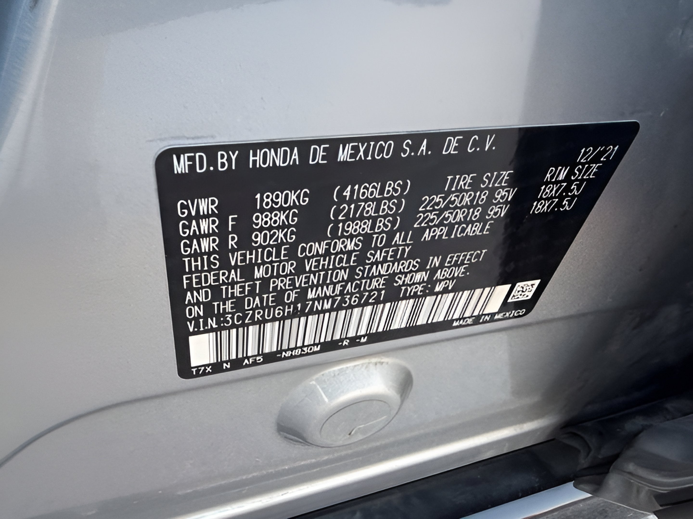 2022 Honda HR-V Sport