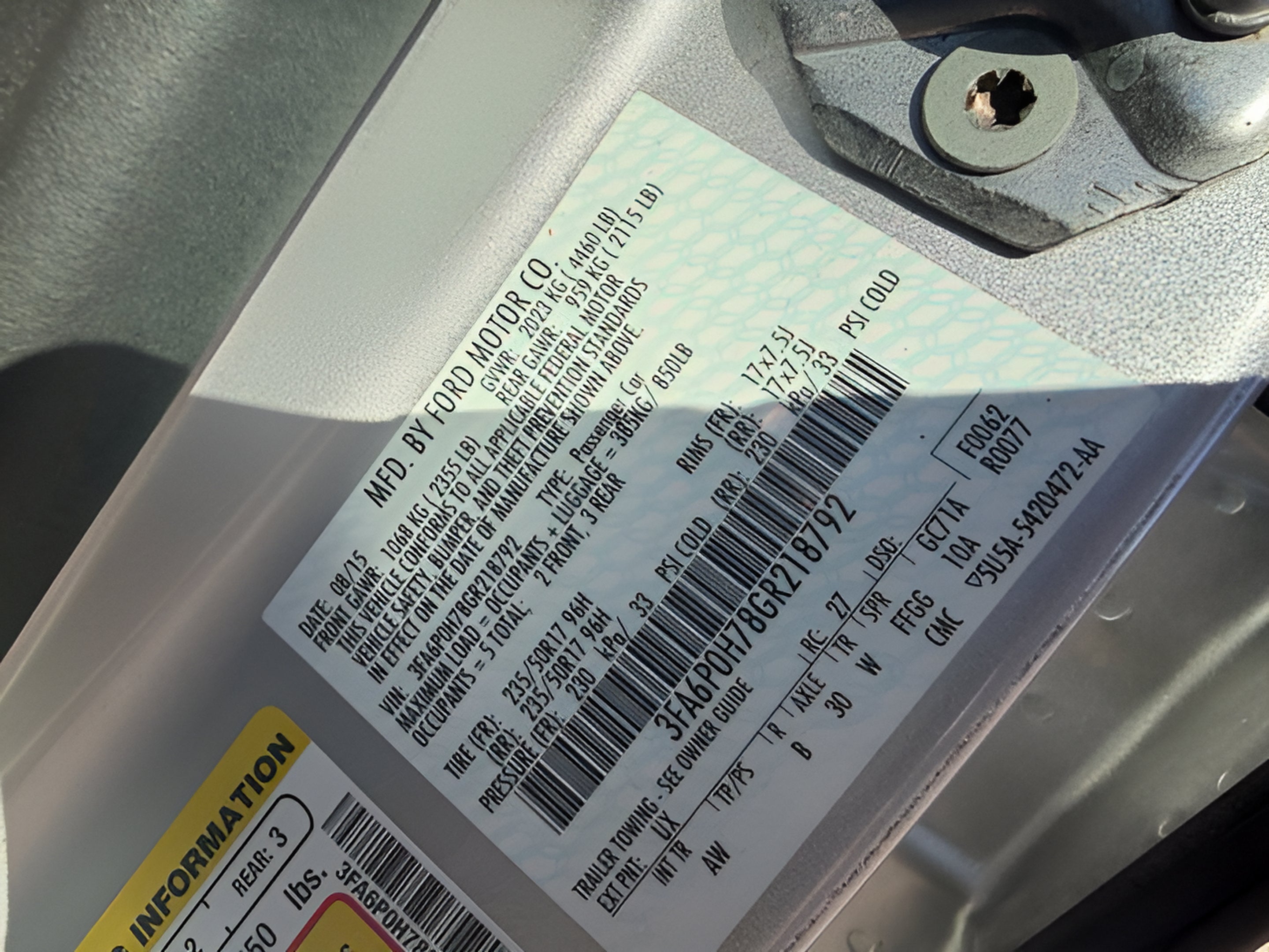 2016 Ford Fusion SE