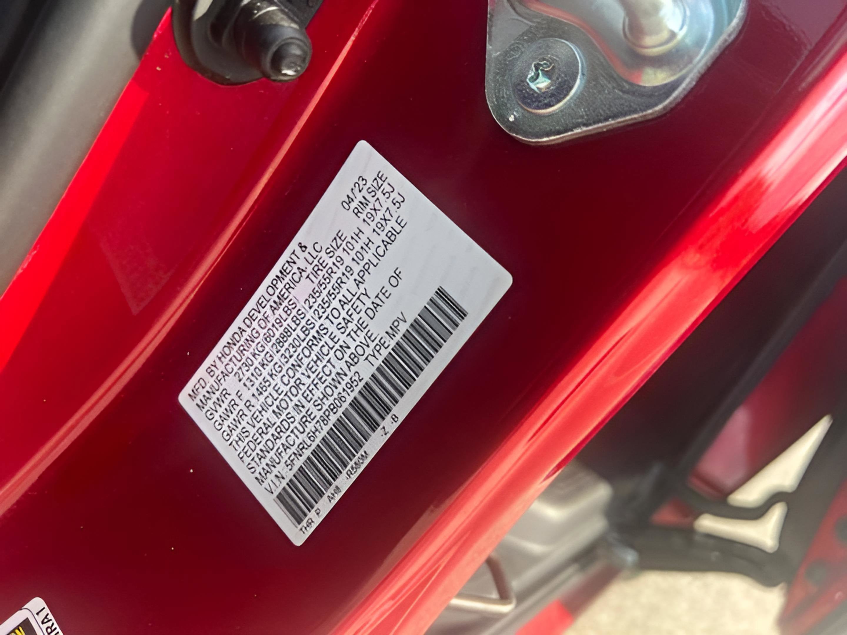 2023 Honda Odyssey Sport