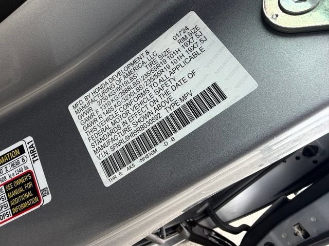 2024 Honda Odyssey Touring