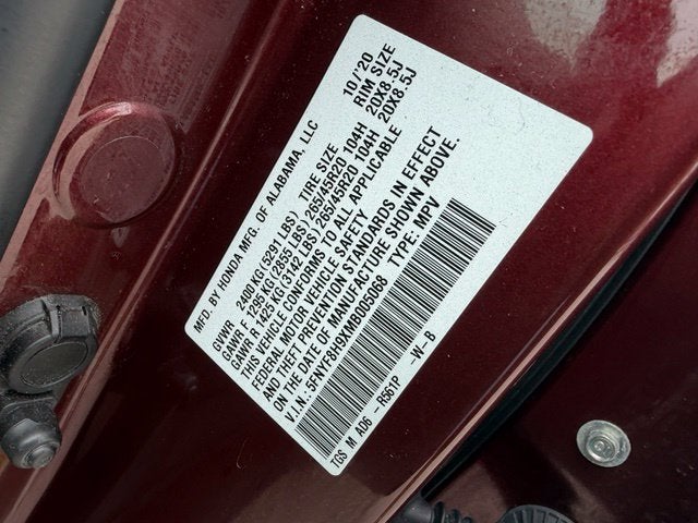 2021 Honda Passport Touring