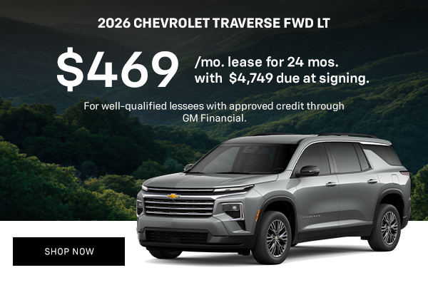 2026 Chevrolet Traverse FWD LT