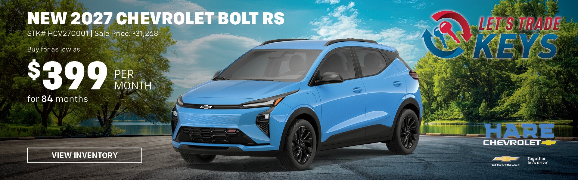 New 2027 Chevrolet Bolt RS