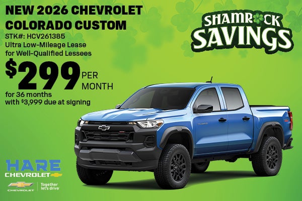 New 2026 Chevrolet Colorado Custom