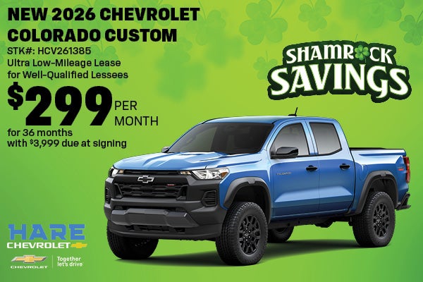 New 2026 Chevrolet Colorado Custom
