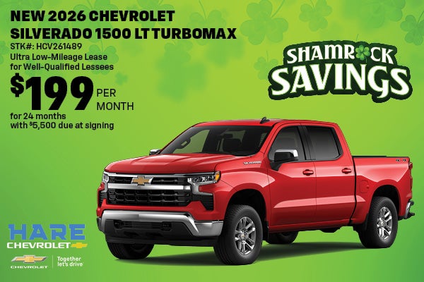 New 2026 Chevrolet Silverado 1500 LT Turbomax