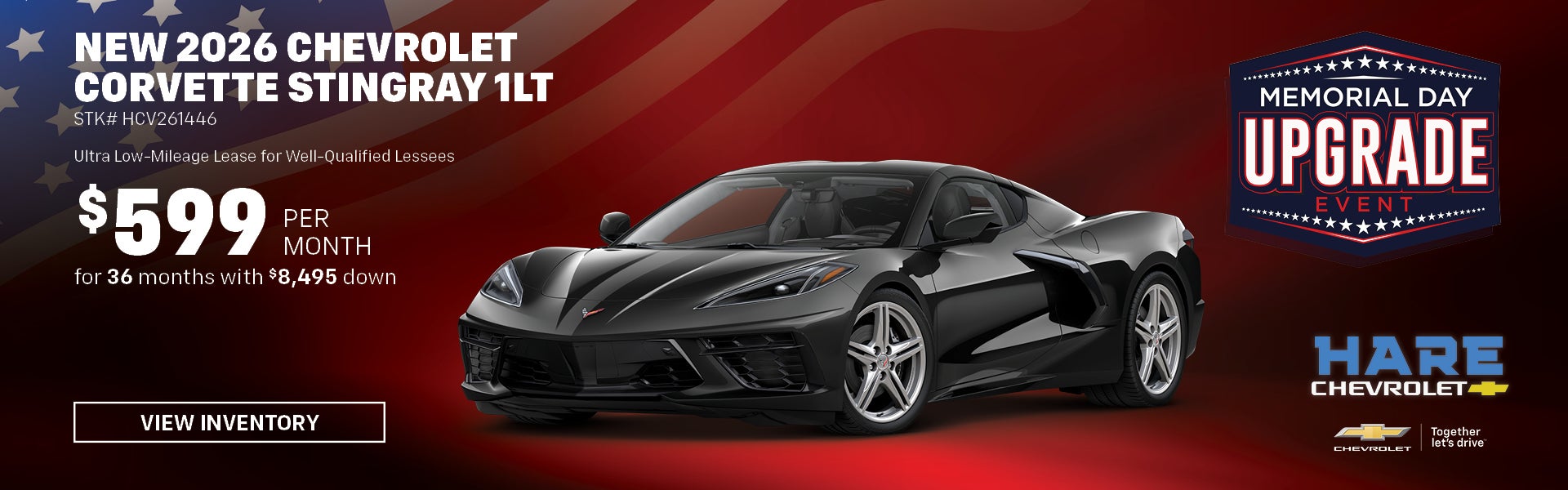New 2026 Chevrolet Corvette Stingray 1LT