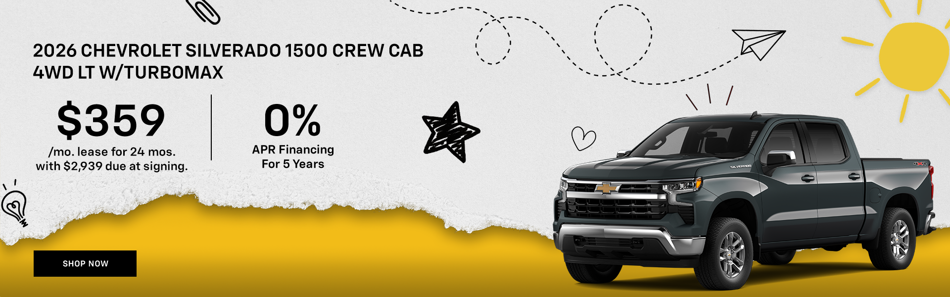 2026 Chevrolet Silverado 1500 Crew Cab 4WD LT w/TurboMax