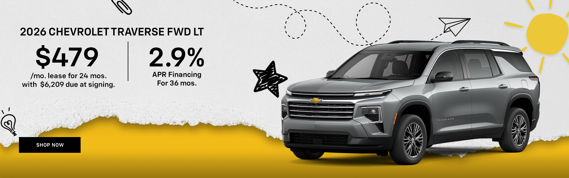 2026 Chevrolet Traverse FWD LT