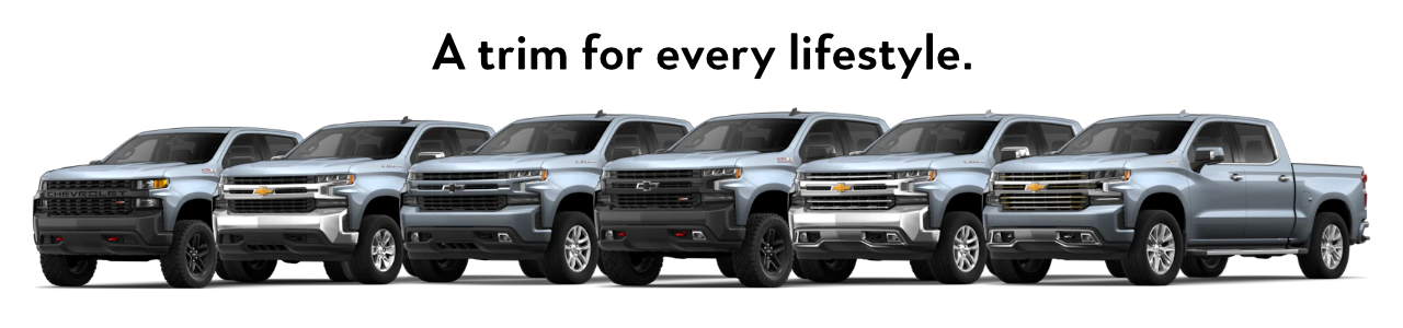 2019 Chevrolet Silverado Trims