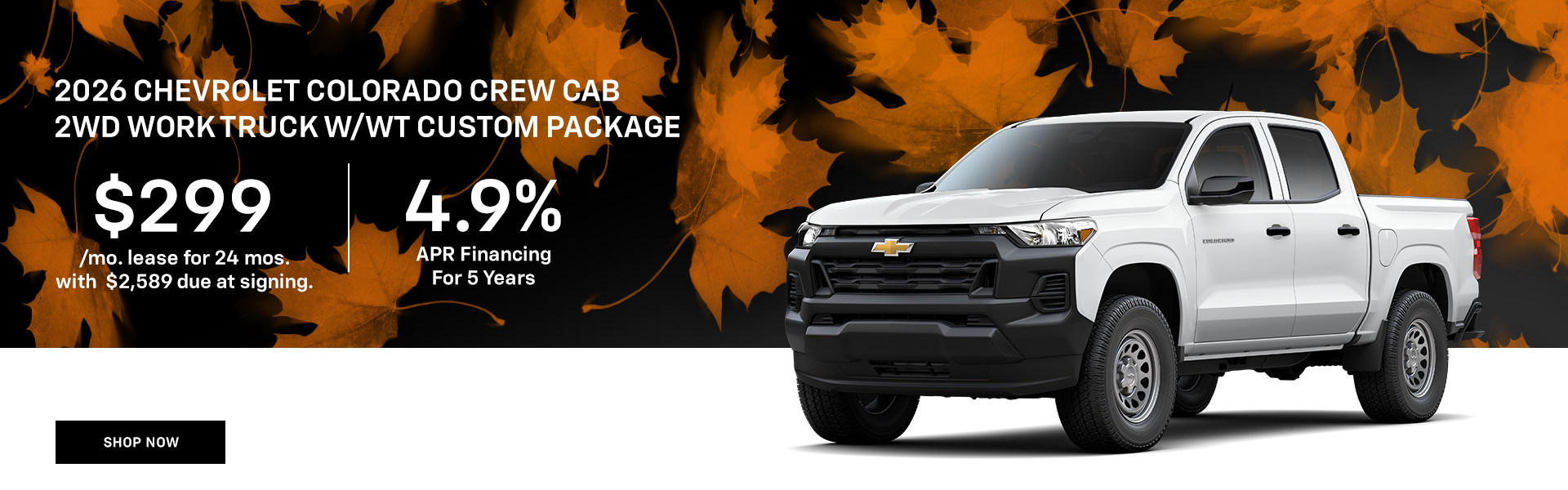 2026 Chevrolet Colorado Crew Cab 2WD Work Truck w/WT Custom 
