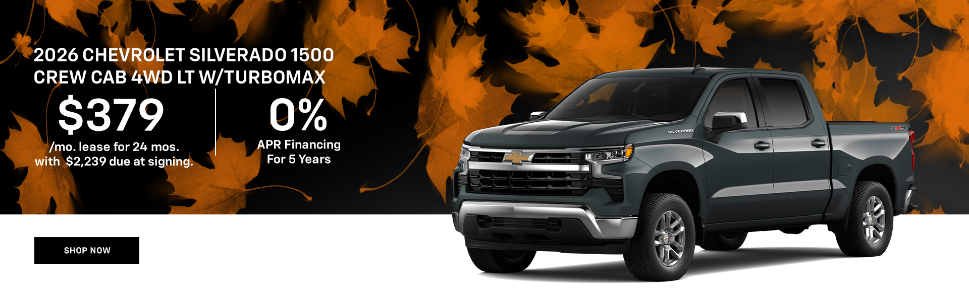 2026 Chevrolet Silverado 1500 Crew Cab 4WD LT w/TurboMax